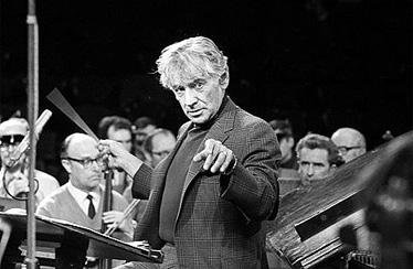 Leonard Bernstein conducts